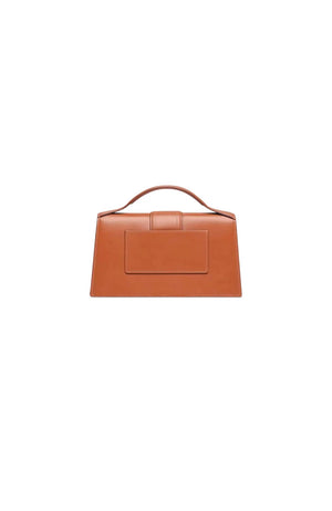 Borsa a Mano Jacquemus Le Grand Bambino Marrone Chocolate con Tracolla Regolabile