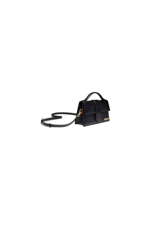 Borsa a Mano Jacquemus Le Grand Bambino Nera Chocolate con Tracolla Regolabile