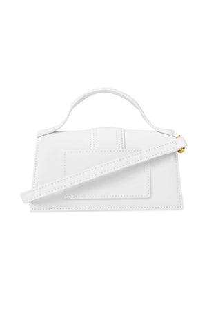 Borsa a Mano Jacquemus Le Grand Bambino Bianca con Tracolla Regolabile
