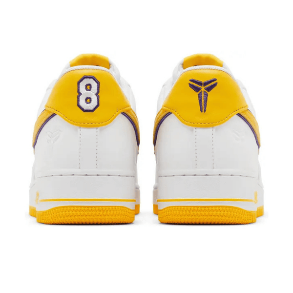  Sneakers Nike Air Force 1 Low Retro QS "Kobe Bryant Lakers Home" 