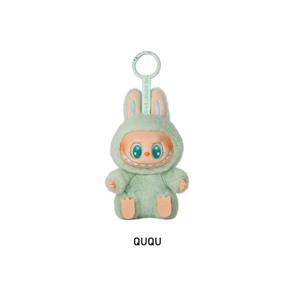 Labubu QUQU personaggio peluche portachiavi The Monsters collezione Pop Mart