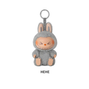 Labubu HEHE personaggio peluche portachiavi The Monsters collezione Pop Mart