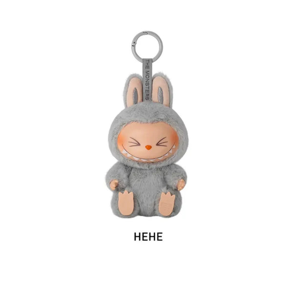 Labubu HEHE personaggio peluche portachiavi The Monsters collezione Pop Mart